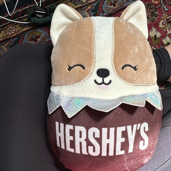 Hershey Candy Bar Original Squishmallows Regina Corgi Dog 8" Soft Plush Animal - Picture 3 of 7